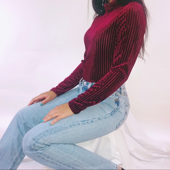Classy Velvet Turtleneck - Picture 2 of 3